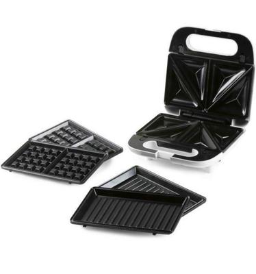 DOMO CROQUE-GAUFRE-GRILL 3 EN 1
