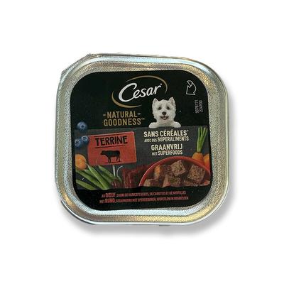 CESAR AU BOEUF ET LEGUMES TERRINE 100G
