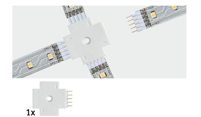 MAXLED CONNECTEUR EN X BLANC