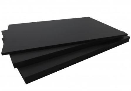 PANNEAU FIBRE COMPOSITE NOIR 15MM 1.20X0.60M