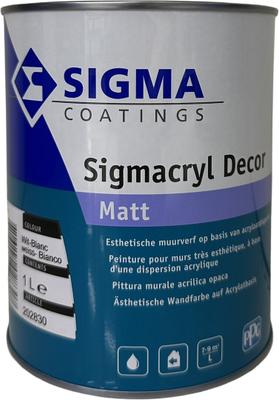 SIGMACRYL DECOR MATT BLANC BLANC 1L